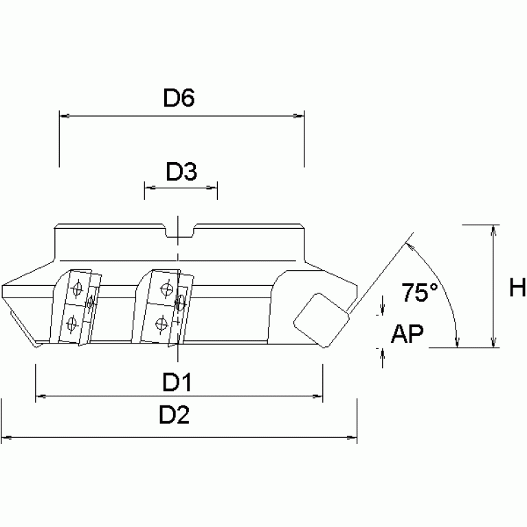 100B08RF75SP12PCA