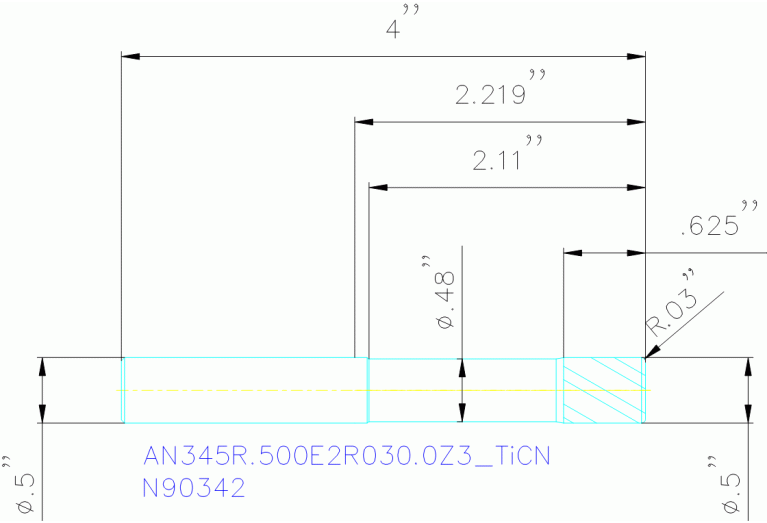 AN345R.500E2R030.0Z3 TICN