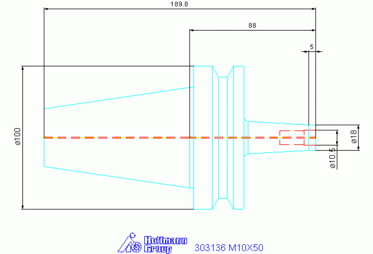 303136 M10X50