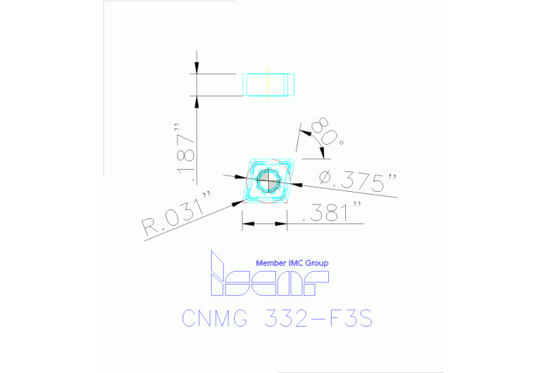 CNMG 090408-F3S IC804