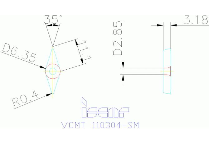VCMT 110304-SM IC908