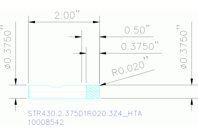 STR430.2.375D1R020.3Z4 HTA