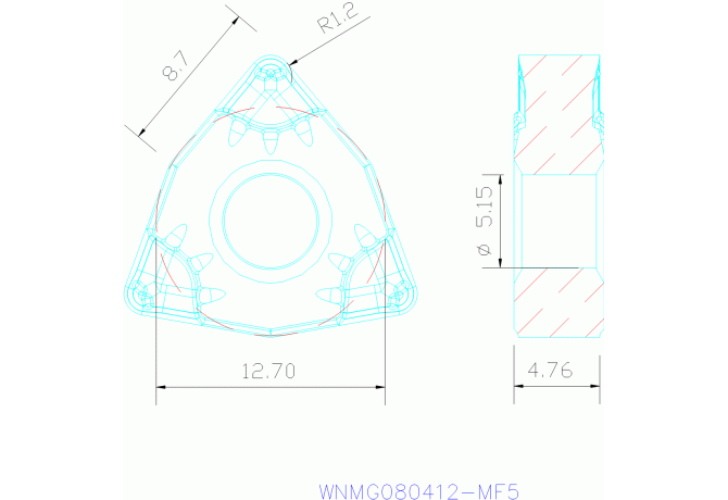 WNMG080412-MF5 TS2000