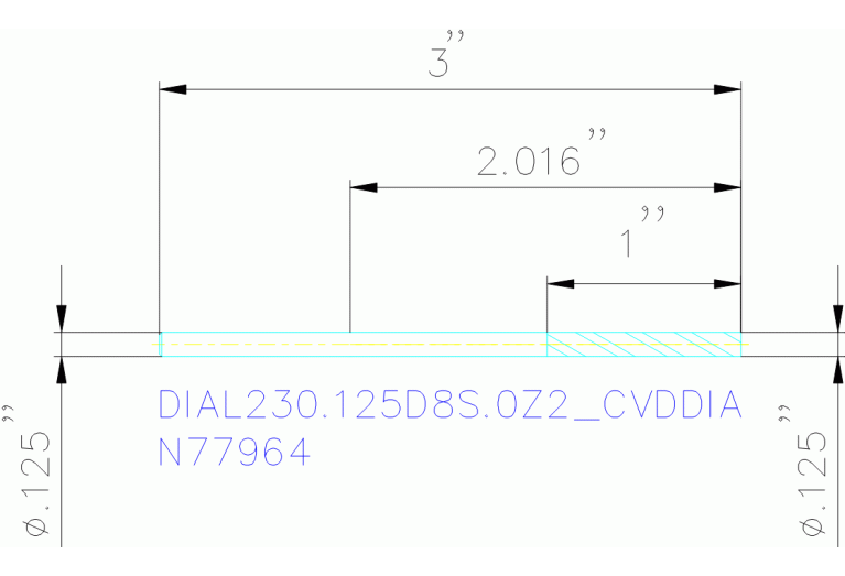 DIAL230.125D8S.0Z2 CVDDIA