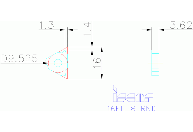 16EL 8 RND IC908