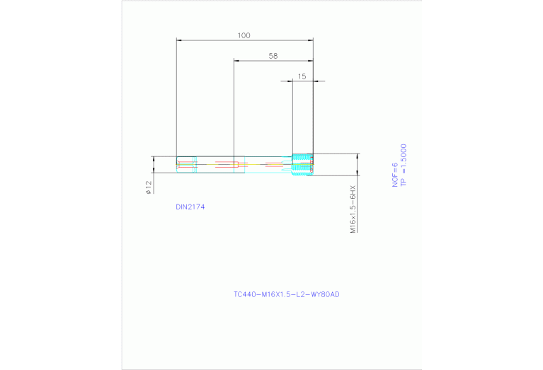 TC440-M16X1.5-L2-WY80AD