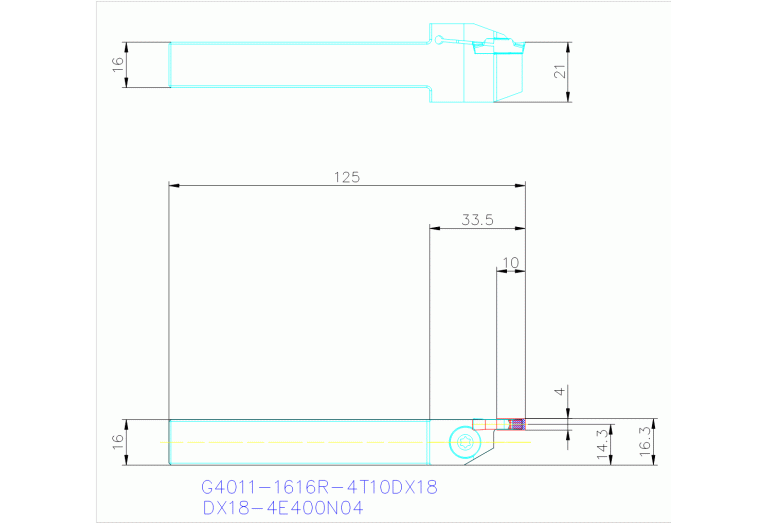 G4011-1616R-4T10DX18