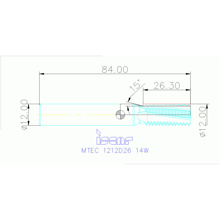 MTEC 1212D26 14W IC908
