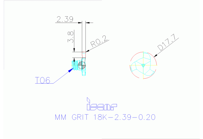 MM GRIT 18K-2.39-0.20 IC528