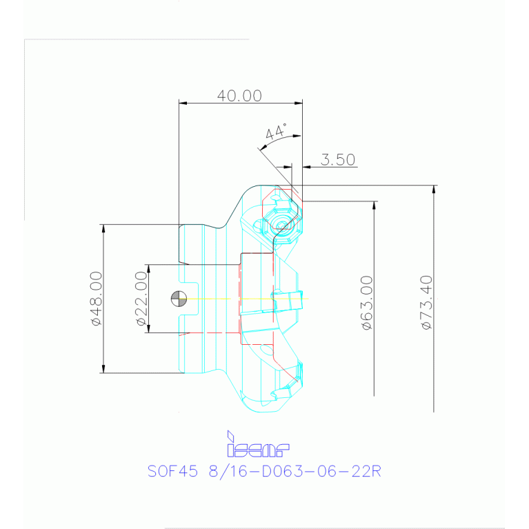 SOF45 8/16-D063-06-22R